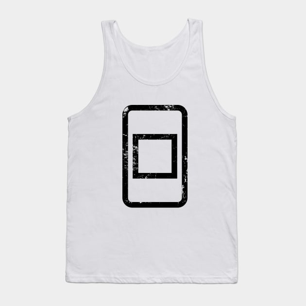 Zener Card | Hollow Square {Vintage} Tank Top by tinybiscuits